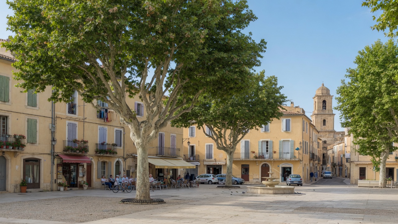 Lunel, centre-ville de l’Hérault, atmosphère de ville moyenne