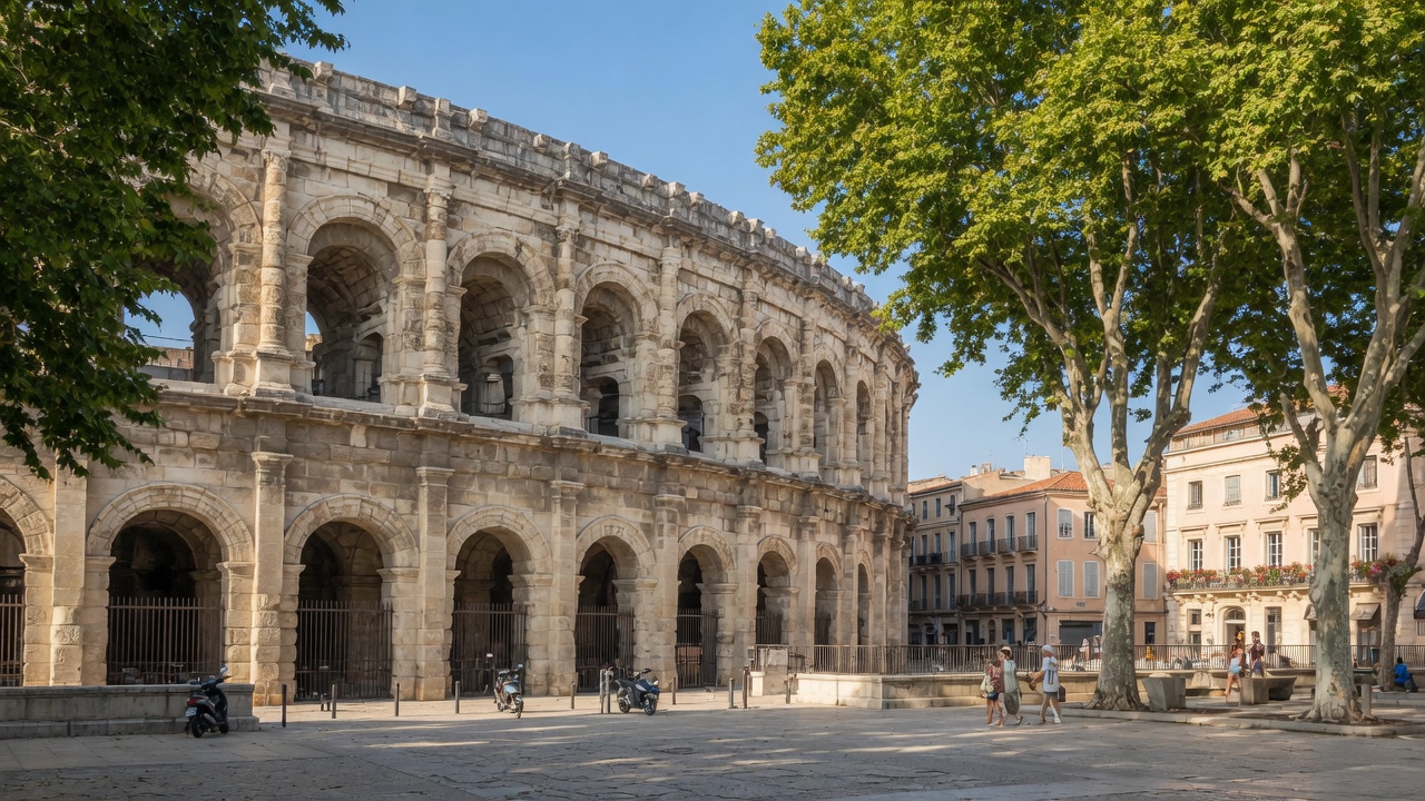 Nîmes, patrimoine et lumière du Gard